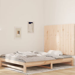vidaXL - Wandhoofdbord - 127,5x3x90 - cm - massief - grenenhout