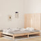 vidaXL - Wandhoofdbord - 127,5x3x90 - cm - massief - grenenhout