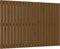 vidaXL - Wandhoofdbord - 127,5x3x90 - cm - massief - grenenhout - honingbruin