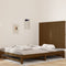 vidaXL - Wandhoofdbord - 127,5x3x90 - cm - massief - grenenhout - honingbruin