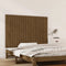 vidaXL - Wandhoofdbord - 127,5x3x90 - cm - massief - grenenhout - honingbruin