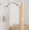vidaXL - Wandhoofdbord - 127,5x3x90 - cm - massief - grenenhout