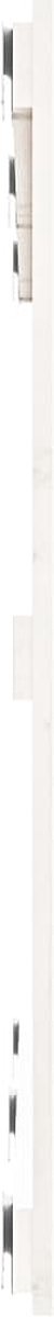 vidaXL - Wandhoofdbord - 127,5x3x90 - cm - massief - grenenhout - wit