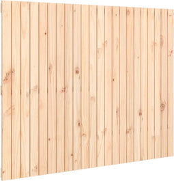 vidaXL - Wandhoofdbord - 140x3x110 - cm - massief - grenenhout