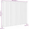vidaXL - Wandhoofdbord - 140x3x110 - cm - massief - grenenhout