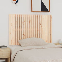 vidaXL - Wandhoofdbord - 140x3x90 - cm - massief - grenenhout