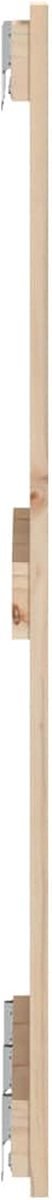 vidaXL - Wandhoofdbord - 140x3x90 - cm - massief - grenenhout