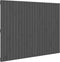 vidaXL - Wandhoofdbord - 146,5x3x110 - cm - massief - grenenhout - grijs