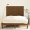 vidaXL - Wandhoofdbord - 146,5x3x110 - cm - massief - grenenhout - honingbruin