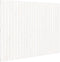 vidaXL - Wandhoofdbord - 146,5x3x110 - cm - massief - grenenhout - wit