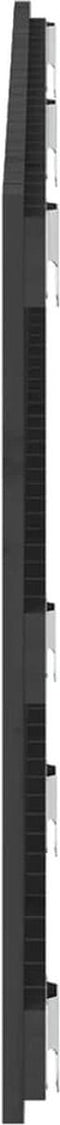 vidaXL - Wandhoofdbord - 147x3x60 - cm - massief - grenenhout - grijs