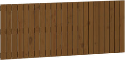 vidaXL - Wandhoofdbord - 147x3x60 - cm - massief - grenenhout - honingbruin