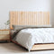 vidaXL - Wandhoofdbord - 147x3x60 - cm - massief - grenenhout