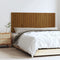 vidaXL - Wandhoofdbord - 147x3x60 - cm - massief - grenenhout - honingbruin