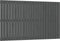 vidaXL - Wandhoofdbord - 147x3x90 - cm - massief - grenenhout - grijs