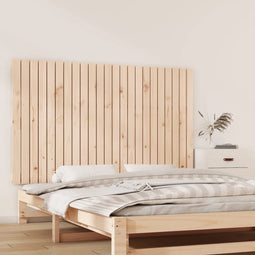 vidaXL - Wandhoofdbord - 147x3x90 - cm - massief - grenenhout