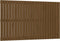 vidaXL - Wandhoofdbord - 147x3x90 - cm - massief - grenenhout - honingbruin
