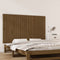 vidaXL - Wandhoofdbord - 147x3x90 - cm - massief - grenenhout - honingbruin