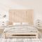 vidaXL - Wandhoofdbord - 147x3x90 - cm - massief - grenenhout