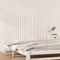 vidaXL - Wandhoofdbord - 147x3x90 - cm - massief - grenenhout - wit