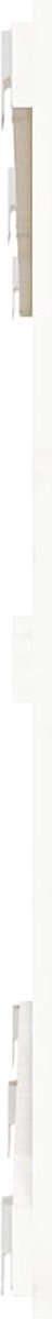 vidaXL - Wandhoofdbord - 147x3x90 - cm - massief - grenenhout - wit
