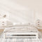 vidaXL - Wandhoofdbord - 147x3x90 - cm - massief - grenenhout - wit