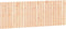 vidaXL - Wandhoofdbord - 159,5x3x60 - cm - massief - grenenhout