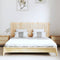 vidaXL - Wandhoofdbord - 159,5x3x60 - cm - massief - grenenhout