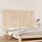 vidaXL - Wandhoofdbord - 159,5x3x90 - cm - massief - grenenhout