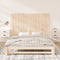 vidaXL - Wandhoofdbord - 159,5x3x90 - cm - massief - grenenhout