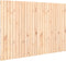 vidaXL - Wandhoofdbord - 166x3x110 - cm - massief - grenenhout