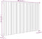 vidaXL - Wandhoofdbord - 166x3x110 - cm - massief - grenenhout - wit