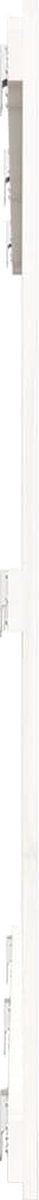 vidaXL - Wandhoofdbord - 166x3x110 - cm - massief - grenenhout - wit