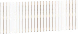 vidaXL - Wandhoofdbord - 166x3x60 - cm - massief - grenenhout - wit