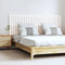 vidaXL - Wandhoofdbord - 166x3x60 - cm - massief - grenenhout - wit