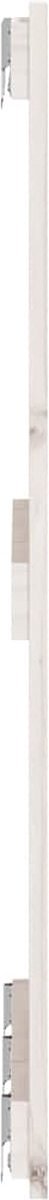 vidaXL - Wandhoofdbord - 166x3x90 - cm - massief - grenenhout - wit