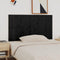 vidaXL - Wandhoofdbord - 166x3x90 - cm - massief - grenenhout - zwart