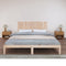 vidaXL - Wandhoofdbord - 185x3x60 - cm - massief - grenenhout