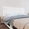 vidaXL - Wandhoofdbord - 185x3x60 - cm - massief - grenenhout - wit