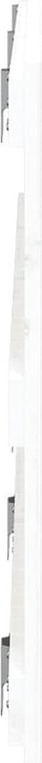 vidaXL - Wandhoofdbord - 185x3x60 - cm - massief - grenenhout - wit