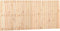 vidaXL - Wandhoofdbord - 185x3x90 - cm - massief - grenenhout