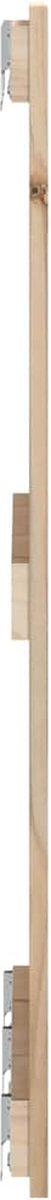 vidaXL - Wandhoofdbord - 185x3x90 - cm - massief - grenenhout