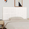 vidaXL - Wandhoofdbord - 185x3x90 - cm - massief - grenenhout - wit
