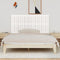 vidaXL - Wandhoofdbord - 185x3x90 - cm - massief - grenenhout - wit