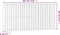 vidaXL - Wandhoofdbord - 185x3x90 - cm - massief - grenenhout - zwart