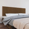 vidaXL - Wandhoofdbord - 204x3x60 - cm - massief - grenenhout - honingbruin