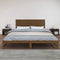 vidaXL - Wandhoofdbord - 204x3x60 - cm - massief - grenenhout - honingbruin
