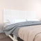 vidaXL - Wandhoofdbord - 204x3x60 - cm - massief - grenenhout - wit