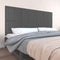 vidaXL - Wandhoofdbord - 204x3x90 - cm - massief - grenenhout - grijs