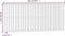 vidaXL - Wandhoofdbord - 204x3x90 - cm - massief - grenenhout - grijs